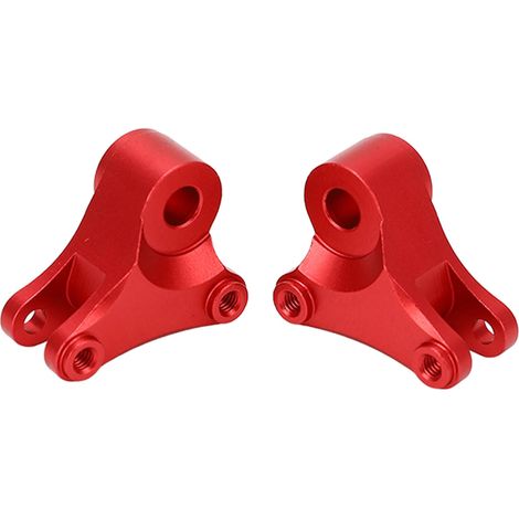 Bras oscillant arrière léger en alliage d'aluminium à l'échelle 1/16 pour Traxxas E Revo VXL (Rouge) (1/5)