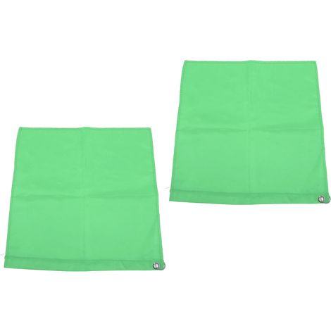 Lot de 2 drapeaux d'entraînement pour chevaux, résistants à l'abrasion, portables, en nylon, verts. (1/5)