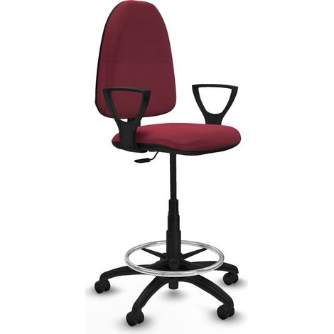 Sedia da Ufficio Piqueras y Crespo BFN01RP Rosso Granato Alta (1/5)