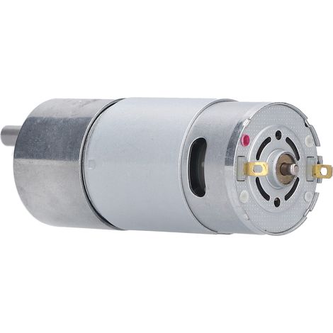 Motoréducteur en alliage d'aluminium à couple élevé, accessoires de transmission à réduction de vitesse JGB37‑550 12V 100 tr/min (1/5)
