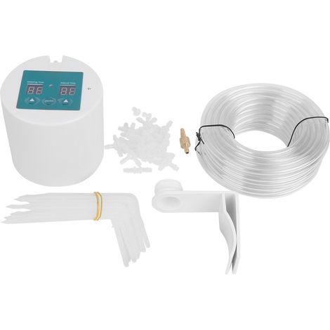 Kit d'irrigation automatique goutte-à-goutte avec minuterie pour plantes d'intérieur, arrosage programmé du sol (1/5)