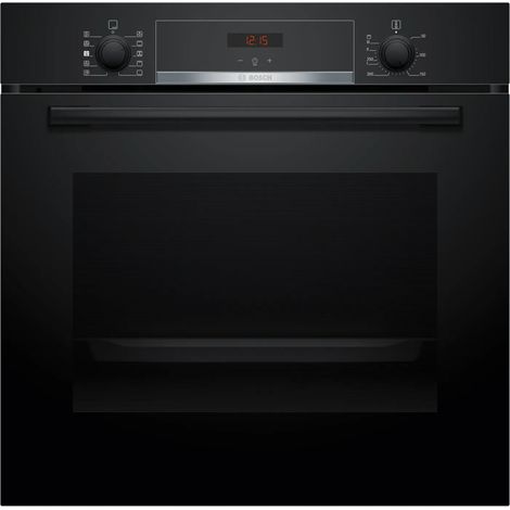 Bosch Serie 4 HQA534EB3. Dimensione del forno: Media, Tipo di forno: Forno elettrico, Capacità interna forno totale: 71 L. Posizionamento dell'apparecchio: Da incasso, Colore del prodotto: Nero, Ti... (1/5)