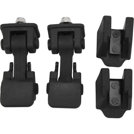 Kit di ricambio per la chiusura del cofano antigraffio per i modelli Jeep Wrangler TJ dal 1997 al 2006. Caratteristiche: chiusure sicure e resistenti alla corrosione, facile installazione e materiale