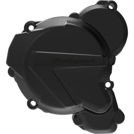 Protector de cubierta de alternador Polisport para KTM EXC 250 300 Husqvarna TE 17 Negro