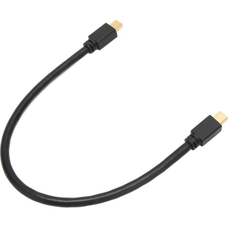 DP-Stecker-auf-DP-Stecker-Kabel, kompatibel mit 8K bei 60 Hz, 4K bei 144 Hz und 2K bei 165 Hz. 30 cm langes Mini-DP-1.4-Kabel für Computer, DVD-Player und Fernseher. (1/5)