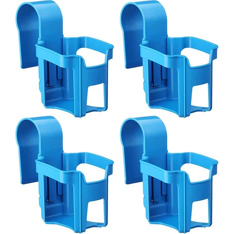 4 Porte-gobelets pour piscines hors-sol, support boissons rafraîchissantes au bord de l'eau (1/5)