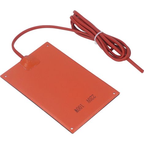 Ölwannen-Heizmatte, Ersatz-Motorheizplatte aus Silikonkautschuk für kalte Witterung, 220 V, 100 W (1/5)