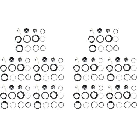 10X Casque de Vélo Robuste sans Filetage à Pleine Vitesse Ahead Hammer 44MM (1/5)