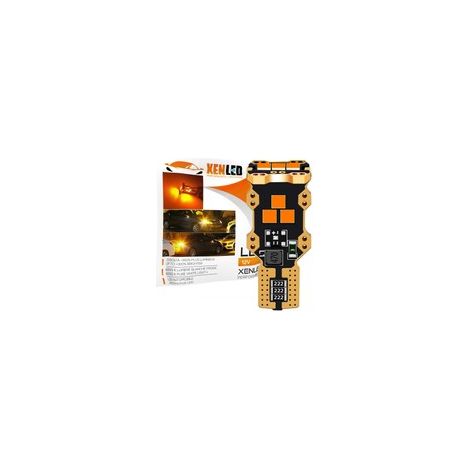 1 x AMPOULE WY16W T15 LED Super Canbus 370Lms XENLED - ORANGE Sans erreur au tableau de bord