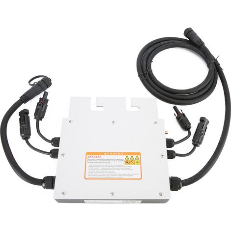 Onduleur solaire avec affichage LED, connexion micro-réseau, étanche IP65, 500W SG500MD, avec récepteur, 120V/230V. (1/5)