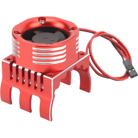 Moteur ESC avec refroidissement léger, ventilateur puissant à haute vitesse en alliage d'aluminium et plastique, 42 mm, pour 1515 et K80, rouge (1/5)