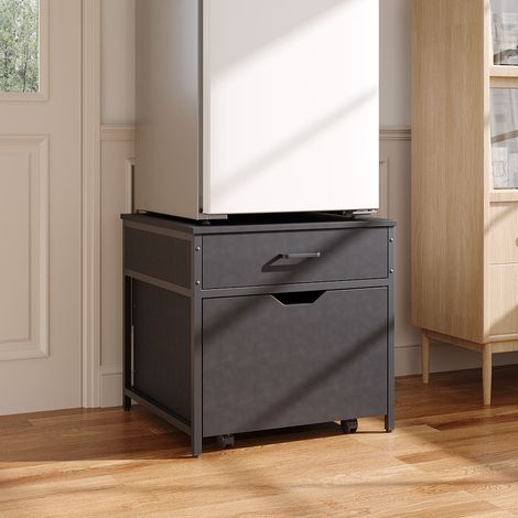 Mini Fridge Stand with Storage (1/3)