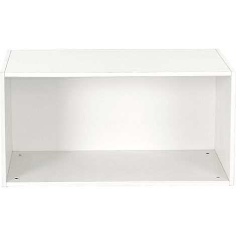 Modulo di rialzo per cabina armadio in legno "Opéra" - 80 x 45 x 40 cm - Bianco