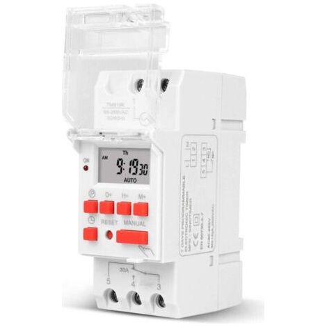 QORVA-1 pc TM919B-2 220V 30A super grande capacité avec batterie intégrée minuterie de cycle automatique interrupteur contrôleur de temps