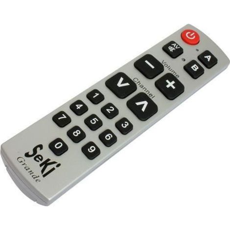 Télécommande Universelle - Pavé Numérique Intégré - 2 Niveaux Programmables - Pour TV Et Récepteur - 1 Pièce