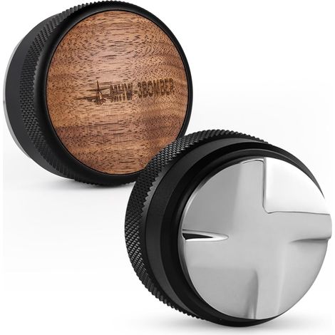 Niveleur de café 51 mm, Distributeur de café Hauteur réglable, Distributeur d’espresso 51 mm pour porte-filtre 51 mm Accessoires pour espresso, Accessoires pour barista, Modèle : T6095L4