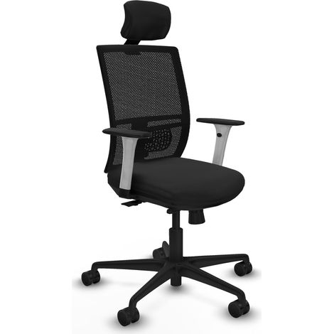 Silla de oficina piqueras y crespo yunquera blanca 120 kg (1/2)