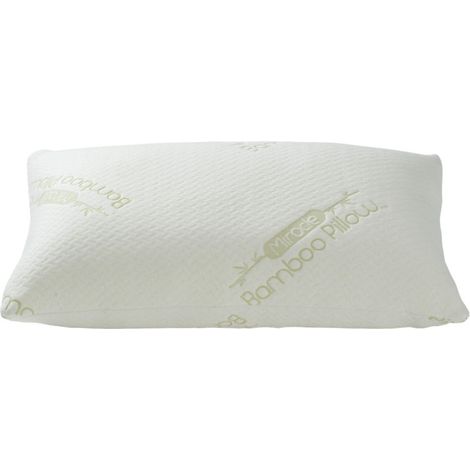 Venteo – Oreiller ergonomique mémoire de forme 51x76 cm – Confort anti-ronflement – Soutien cervical et nuque – Housse en bambou respirant