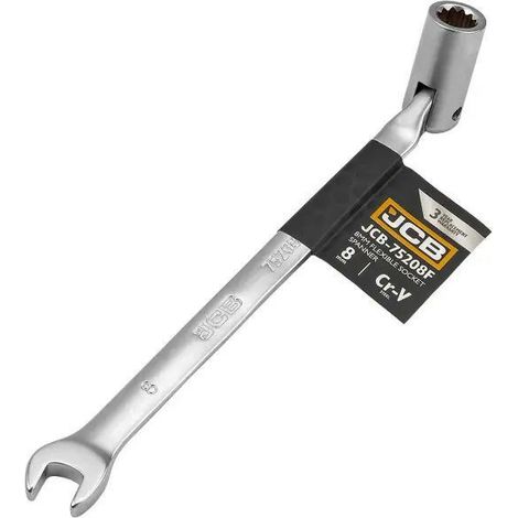 Llave de vaso con articulación 8mm