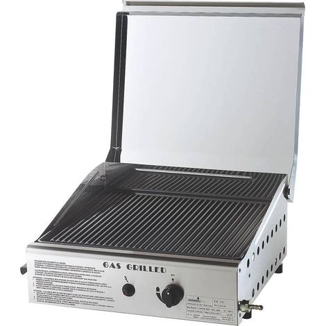 PIASTRA DI COTTURA GRILL A GAS cm. 44 x 44 x 24 (L x P x H)