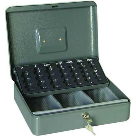 Caja portavalores Blinky Pv-30 Bandeja+Monedas 30X24X9
