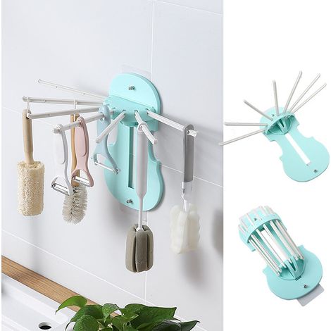 Haken zum Aufhängen von Küchenaccessoires - blau (1/4)