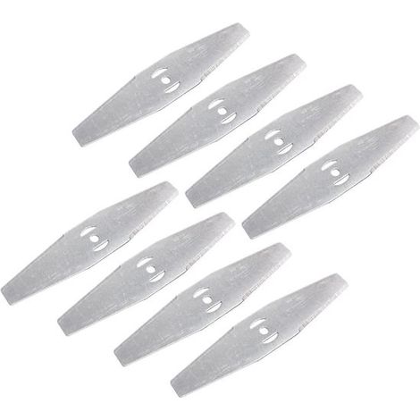 8 teiliges Set aus Metall Ersatzsägeblättern für Rasenmäher, für Akku Rasenmäher, inklusive Akku und Ladegerät sowie Zubehör für den Rasenmäher. (1/5)