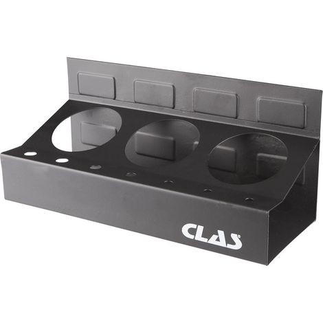Clas – Support magnétique pour 3 aérosols et 7 tournevis – Fixation robuste sur servante d'atelier – Dimensions 110x300x126mm – Capacité 1.2kg (1/4)
