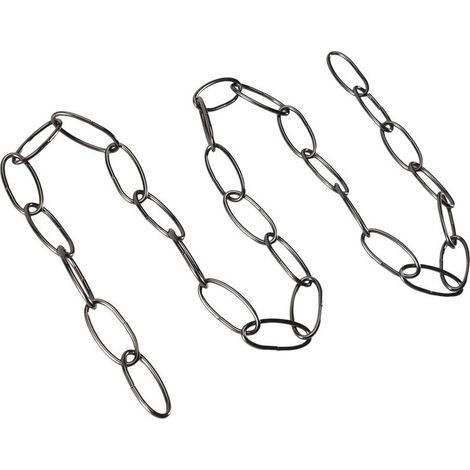 Chaîne Robuste 1M Pour Lustre Vintage Lampe Suspendue, Noir Perle (1/4)
