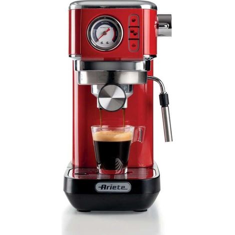 Ariete 1381/33 Máquina de café compacta roja 1,1 L