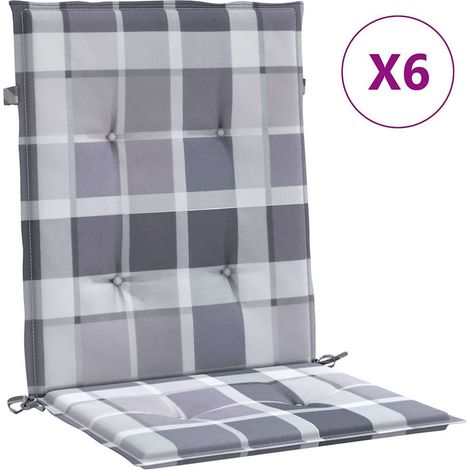 Maison Exclusive - Gartenstuhlauflagen für Niedriglehner 6 Stk. 1 (1/5)