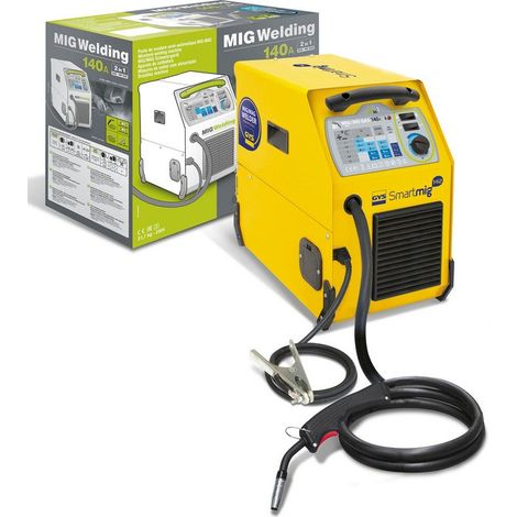GYS – Poste à souder MIG/MAG 140A 230V – Soudage avec ou sans gaz – Ventilateur à débit constant – 33153