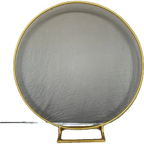 Support d'Arche de Mariage, Design Personnalisable, Construction Solide, 1.8m(70.8in), Base carrée en or (1/2)