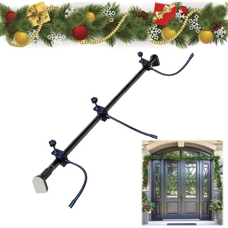 Support de guirlande pour cadre porte réglable 32" à 80" sans perçage ni colle L (1/5)