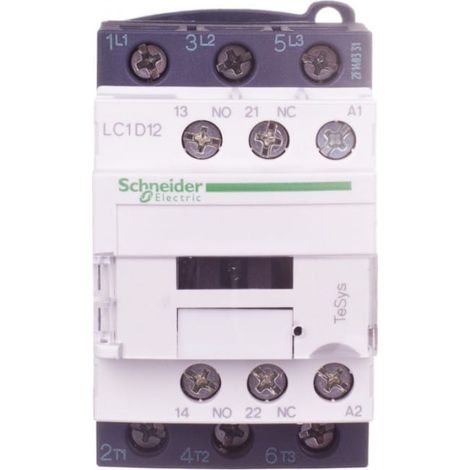 Contactor TeSys Deca Power 12A 3P 42V CA 1NO 1NC LC1D12D7