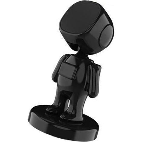 Support magnétique pour téléphone de voiture, design astronaute, fixation magnétique puissante, rotation à 360 degrés. (1/5)