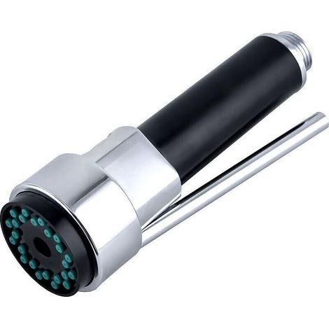 Douchette pour robinet de cuisine rétractable en laiton massif – Finition chrome poli – Raccord universel 1/2 pouce – Contrôle précis de l'eau