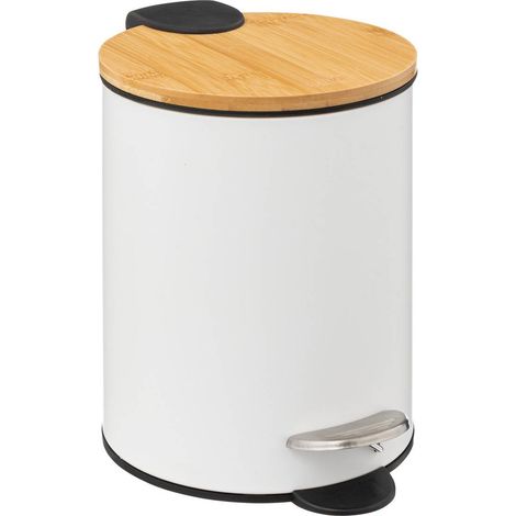 Bidone a chiusura morbida 3l modern color bianco - 5five