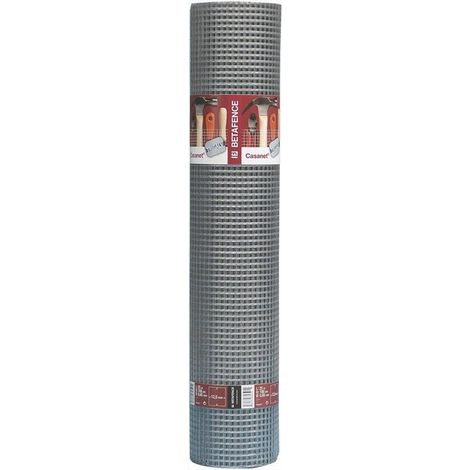 BETAFENCE 54154 Casanet Rete elettrosaldata 12,7x12,7 mm filo 1,05 mm 25 m altezza 61 cm colore Grigio (1/5)