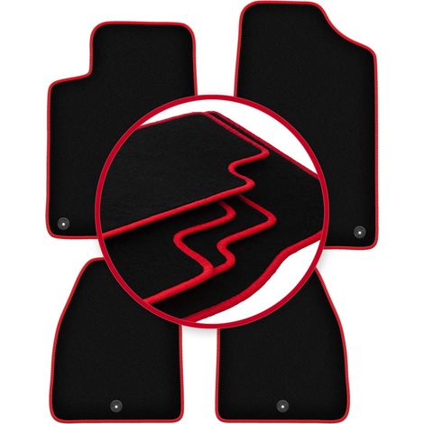 Tappetini auto CARLUX-RED per: Peugeot 607 berlina (1999-2010) (1/5)