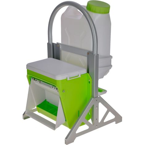Kerbl SmartCoop mobiles Futterset (Geflügeltränke, Futterautomat, Standfuß) (1/4)