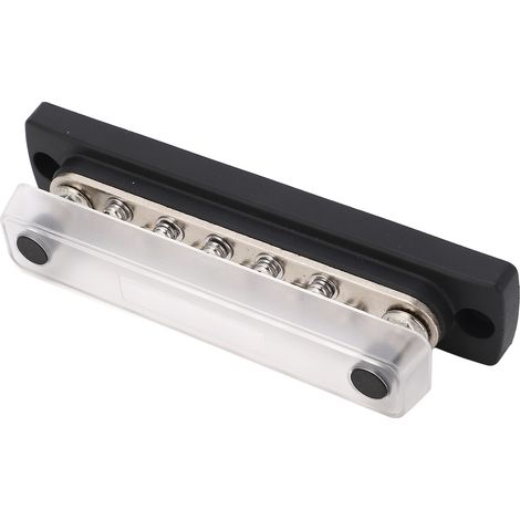 Répartiteur de courant 10 voies barre omnibus bornes M6 haute conductivité avec couvercle transparent pour voiture camping-car (1/5)