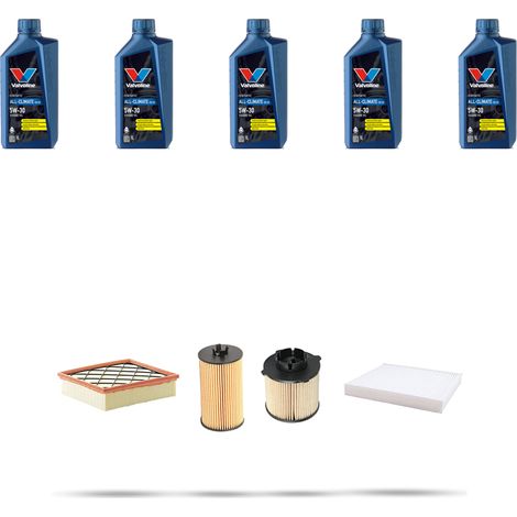Kit tagliando 4 FILTRI e 5L OLIO compatibile con Opel Meriva B 1.6 CDTI 100kw dal 2013 (1/5)