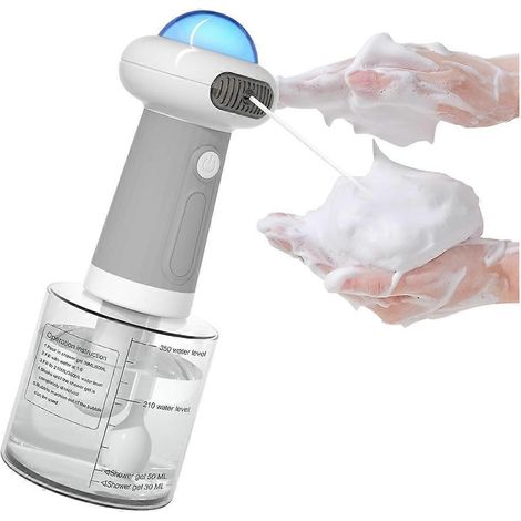 Distributeur électrique de shampoing pour chat, accessoire de bain pour animaux de compagnie, distributeur automatique de shampoing moussant pour chien (1/5)