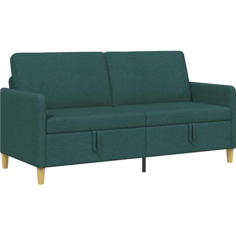 Sofá con almacenamiento Verde oscuro 172 x 78 x 87 cm Poliéster vidaXL