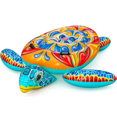 Bestway Bunte Mediterrane Aufblasbare Schildkröte 186x168 cm (1/5)