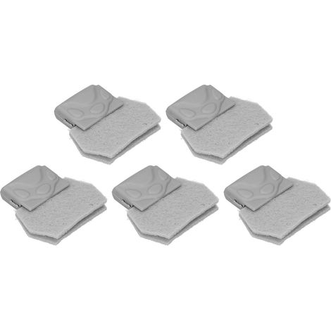 Brosse de Nettoyage pour Fenêtres et Portes, Piste Détachable, Outil Ménager pour Coins Gris