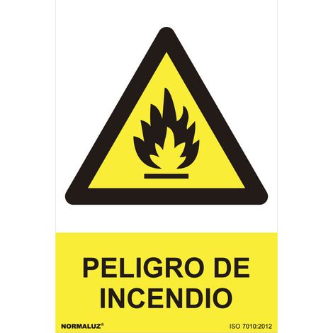 Panneau Danger Incendie Signalisation Incendie Pvc - Normaluz (1/3)
