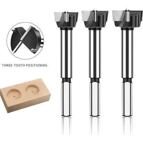 Set aus fünf robusten Lochsägen, multifunktionales Kombinationswerkzeug inklusive Reibahle und Bohrer - geeignet für Metall, Holz und andere Materialien, bruch- und rostbeständig einfach zu montieren (1/5)