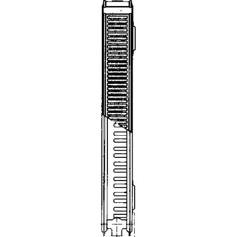 Vonova Sanierungsheizkoerper 21K 554/ Bl 1000 mmweiss
